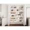 John Louis Home Solid Wood 16in. Deep 4ft. Shelf Kit White JLH-642W - alternate 2